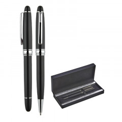 1218-RT Siyah-Silver Metal Roller & Tükenmez Kalem Seti 1218-RT Siyah-Silver Metal Roller & Tükenmez Kalem Seti