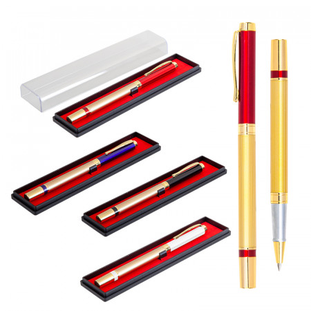 1101-KR Kırmızı Metal Roller Kalem Seti 1101-KR Kırmızı Metal Roller Kalem Seti