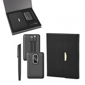 5072 Siyah Defter & Kalem & Powerbank Set 5072 Siyah Defter & Kalem & Powerbank Set