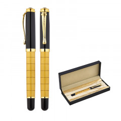 1214-KR Gold Metal Roller Kalem Seti 1214-KR Gold Metal Roller Kalem Seti