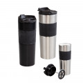 5312 Siyah  French Press Çelik Termos / 450 ml 5312 Siyah  French Press Çelik Termos / 450 ml