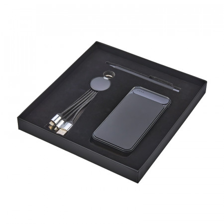 5065 Siyah Kalem & Powerbank & Anahtarlık Set 5065 Siyah Kalem & Powerbank & Anahtarlık Set