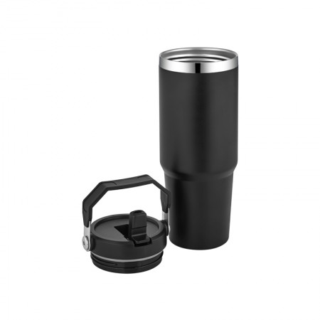 5342 Siyah Çelik Termos / 900 ml