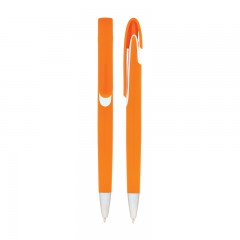 448-R Turuncu Plastik Tükenmez Kalem