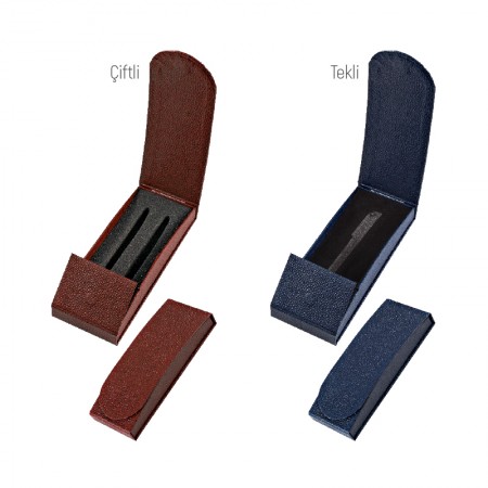 KT-3614 Kırmızı Tekli / Çiftli Kalem Kutusu