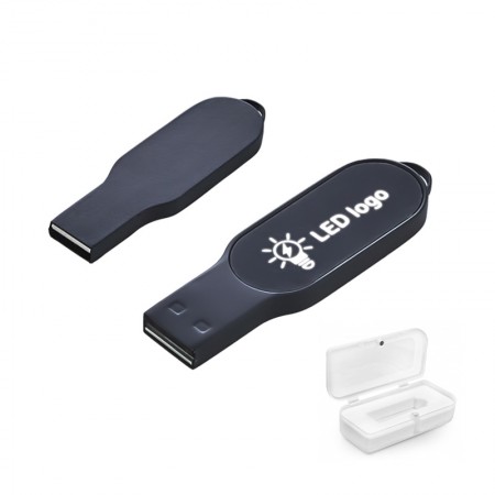 F-205-32 Siyah 32 GB Işıklı Usb Bellek