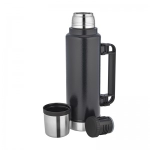 5341 Siyah Çelik Termos / 1450 ml