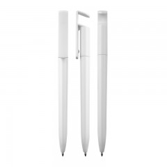 445 Beyaz Çevirmeli Plastik Tükenmez Kalem