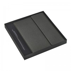 2424-K Siyah Defter & Kalem Set