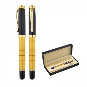 1214-KR Gold Metal Roller Kalem Seti